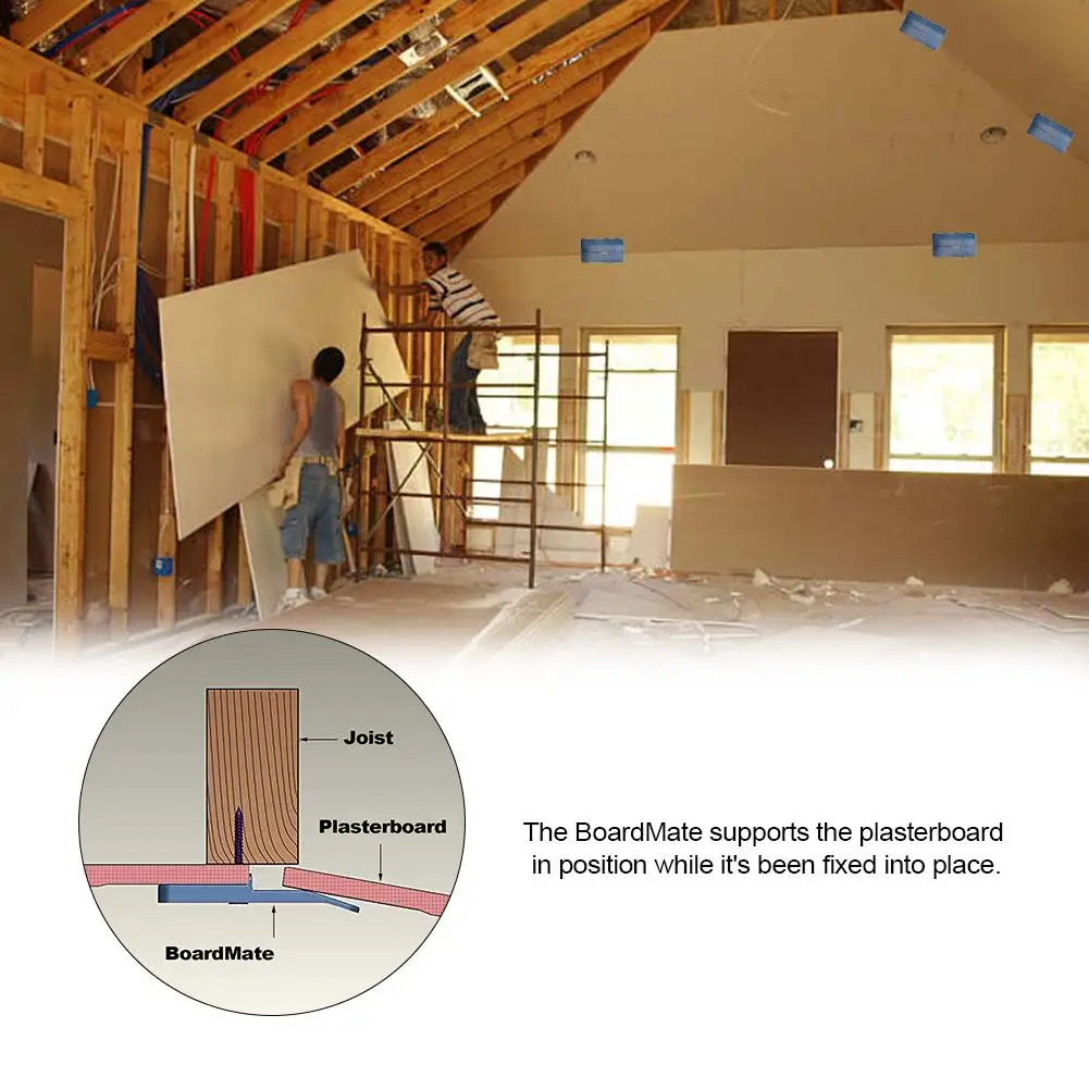 2 шт. штуцер гипсокартона инструмент для крепления потолка позиционирование пластина поддерживает доску на месте инструмент плотника стены
