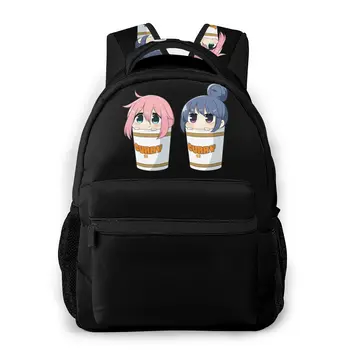 

Laid Back Camp Shoulder Bag for Teenage Rin To Nadeshiko Curry - Yuru Camp (Laid-Back Camp) Fashion Students Backpack