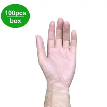 

100Pcs/box Household Cleaning Washing Disposable Mechanic Gloves Nitrile Laboratory Nail Art Anti-Static Gloves