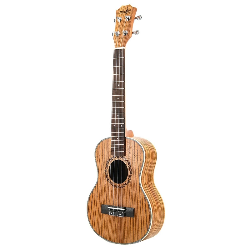 Акустический тенор Гавайские гитары укулеле Набор 26 дюймов Zebrawood Wood Ukelele 4 струны Гавайская гитара; музыкальные инструменты