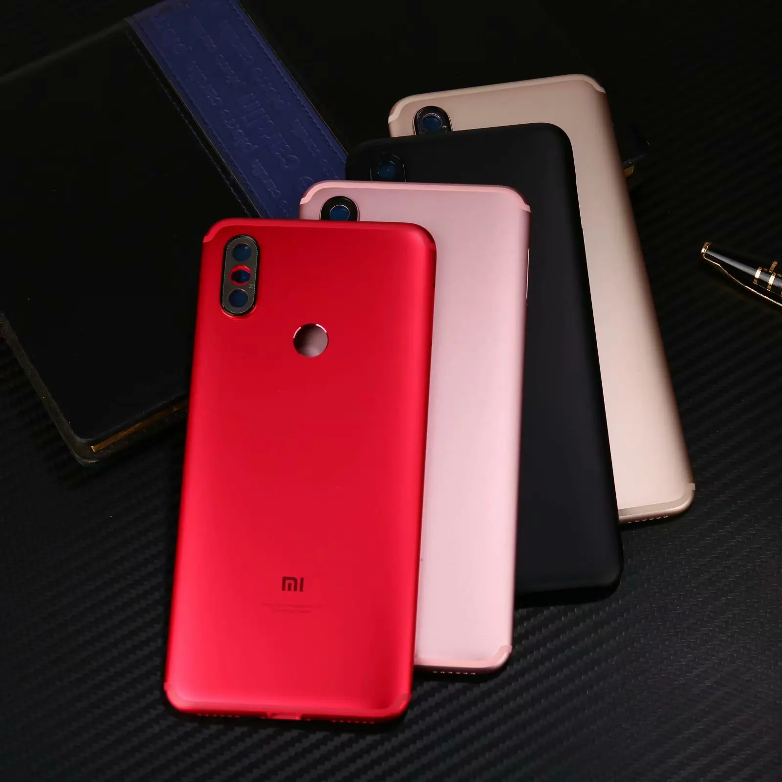 Mi A2 A 2 чехол на заднюю крышку для Xiaomi mi A2/mi 6X металлический задняя дверь ремонт батарея чехол+ кнопки камеры стекло