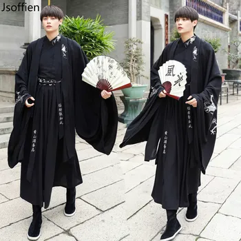 Abito tradizionale Hanfu da donna di grandi dimensioni uomo dinastia Han Costume coppia cinese antico spadaccino abbigliamento uomo Kimono Tang Suit 1