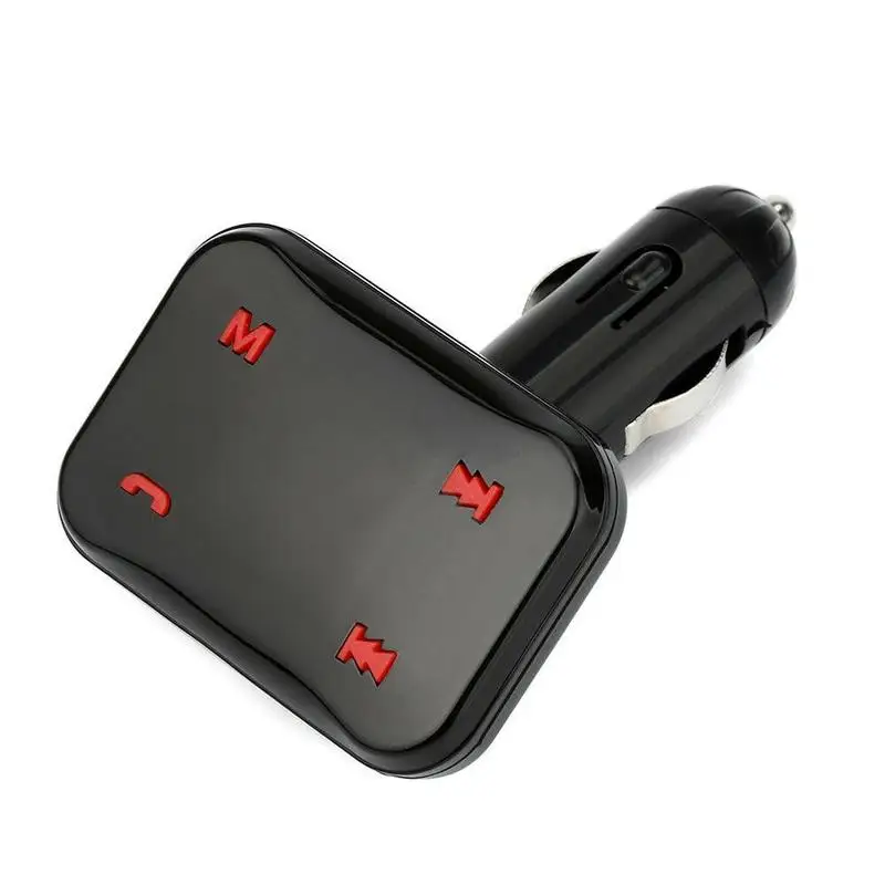 Wirel fm-передатчик Bluetooth светодиодный экран MP3-плеер громкой связи автомобильный комплект поддержка sd-карты USB зарядное устройство адаптер питания