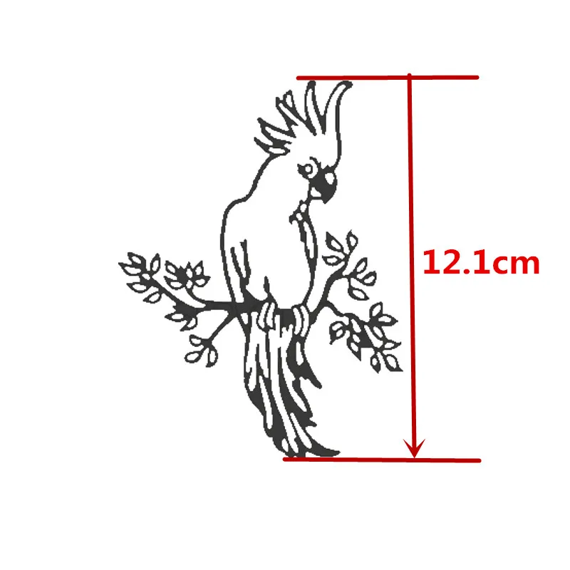 Металлические режущие формы какаду, формы для высечки животных, скрапбукинг, изготовление бумажных открыток, бумажные поделки, ножи, трафареты, новинка