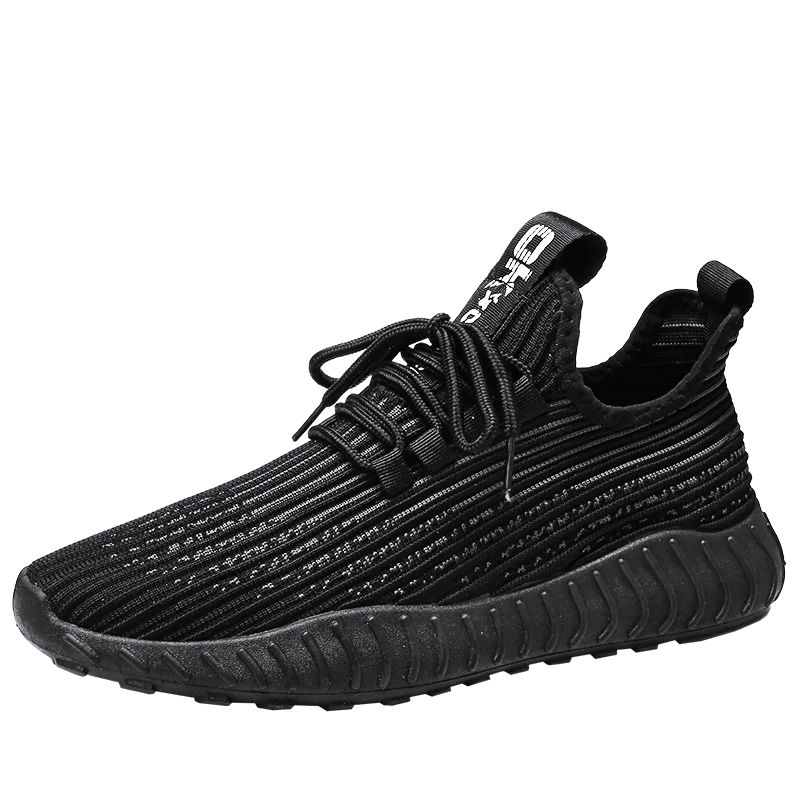 Мужские кроссовки; Летние кроссовки; Zapatillas Deportivas Hombre; дышащая повседневная обувь; Sapato Masculino Krasovki - Color: Y-1 black gray