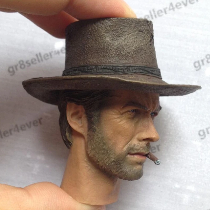 Масштаб 1/6 ковбойская Лепка головы Eastwood Грязного Гарри для 12 дюймовых экшн