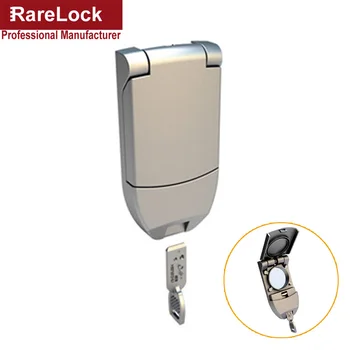 

Metal Cap Cover with key for Cabinet Lock Outside Dustproof Waterproof Anti-theft Rarelock MS576 b