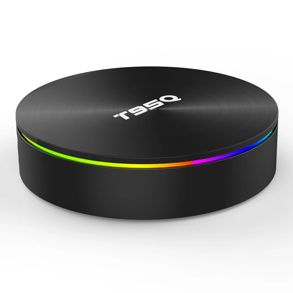 4G 64G T95Q Android 9,0 ТВ приставка 4K медиаплеер 4 Гб 64 ГБ DDR3 Amlogic S905X2 четырехъядерный 2,4G& 5 ГГц двойной Wifi BT4.1 100 м ТВ приставка - Цвет: 4G 64G