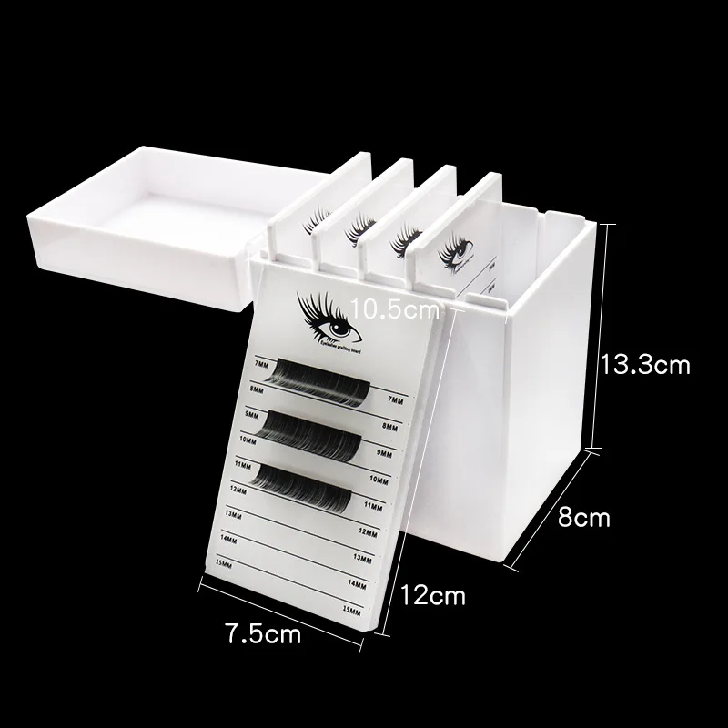 Five layer Flip Type Eyelash Storage Box Acrylic Dust proof Eyelash Storage Box Grafting Eyelash Assistant 3
