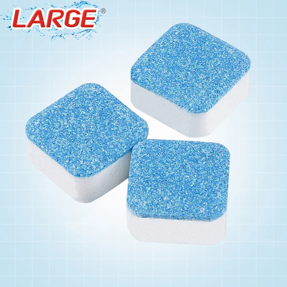 

12pcs Washing Cleaning Detergent Effervescent Tablet Washing Machine Cleaner Washer Cleaner for Washing Machine