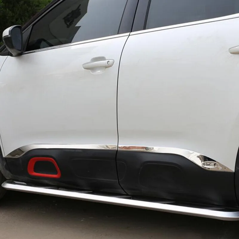 Tonlinker внешняя крышка для двери автомобиля для CITROEN C5 Aircross-19 автомобильный Стайлинг 4 шт. наклейка из нержавеющей стали