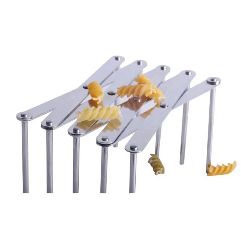 

Retractable Storage Rack Folding Kitchen Gadget Multi-function Stainless Steel Steaming Pot Rack JA55