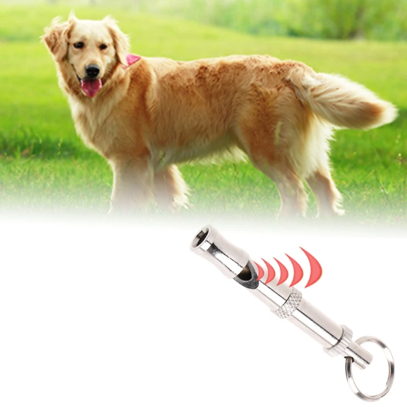 Pet Dog Training Obedience Whistle Ultrasonic Supersonic Sound Pitch Quiet Adjustable Flute Puppy PXPC