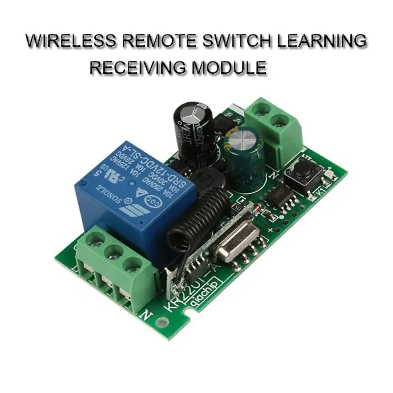 

Wireless Remote 433Mhz AC85V-AC220V Remote Control Modulea Electronic Components