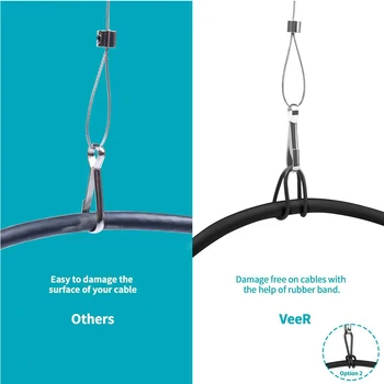 

6pcs Management System Headset Ceiling Pulley Professional Durable VR Cable Tool Accessories Assistant Game for HTC Pro