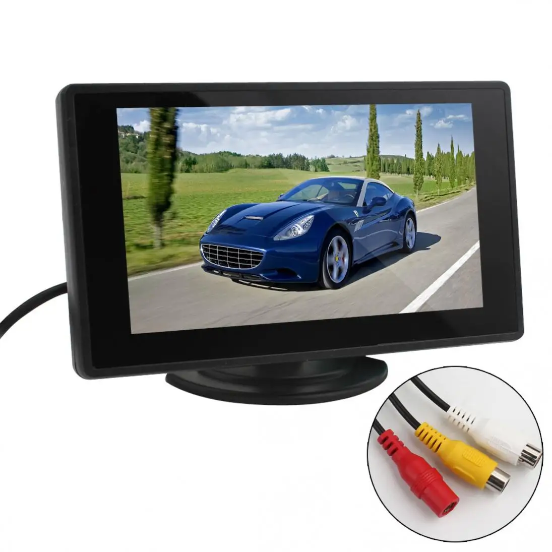 

4.3 Inch Color TFT Car Monitor Support 480 x 272 Resolution + Car Rear-view Syste New