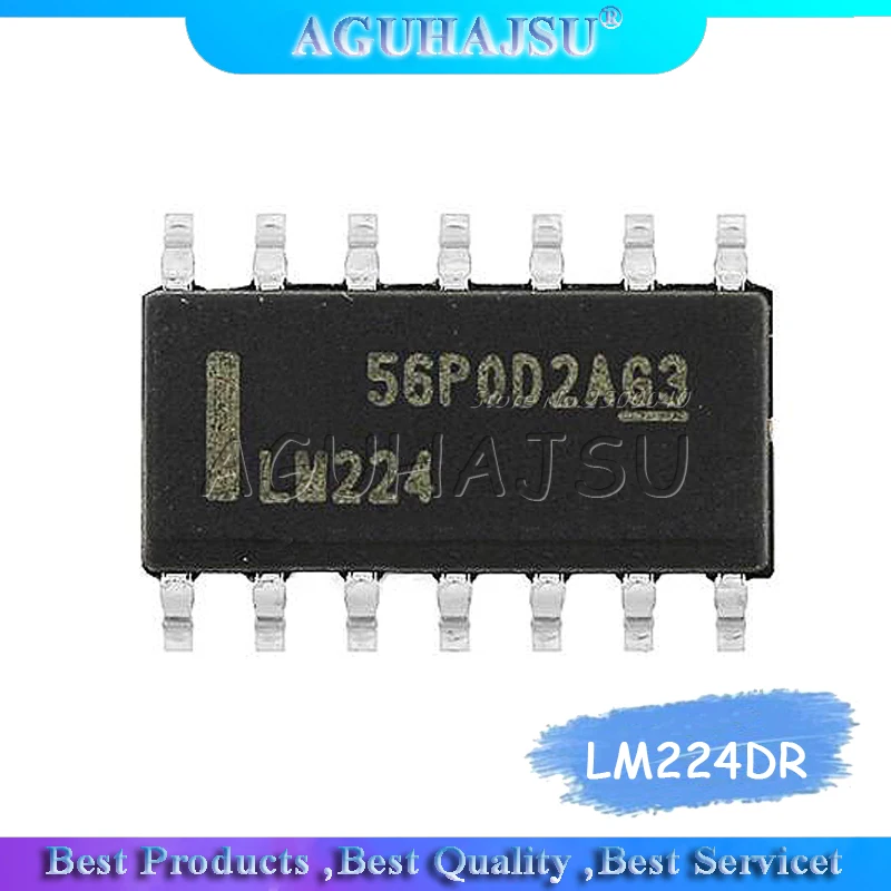 1 шт. LM224 LM224DR LM224DT SOP-14 Операционные усилители-Op Amps 3-32 В четырехканальный Lo PWR -25 до