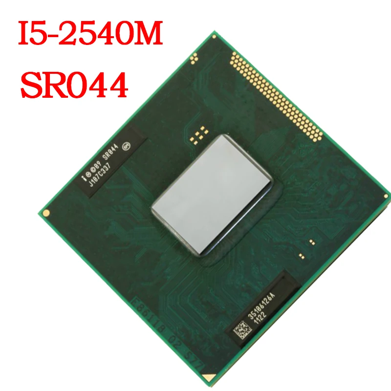 I5 2540M โปรเซสเซอร์ i5 2540M โน้ตบุ๊คแล็ปท็อป CPU Socket G2 (rPGA988B ...