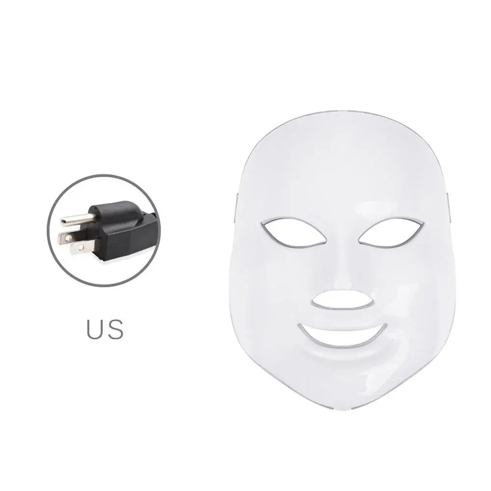 Bubble Bag US Домашнее оборудование для наведения красоты Led фотон косметическая маска инструмент семь цветов фотонное омоложение инструмент зарядный спектрометр - Цвет: Bubble Bag US