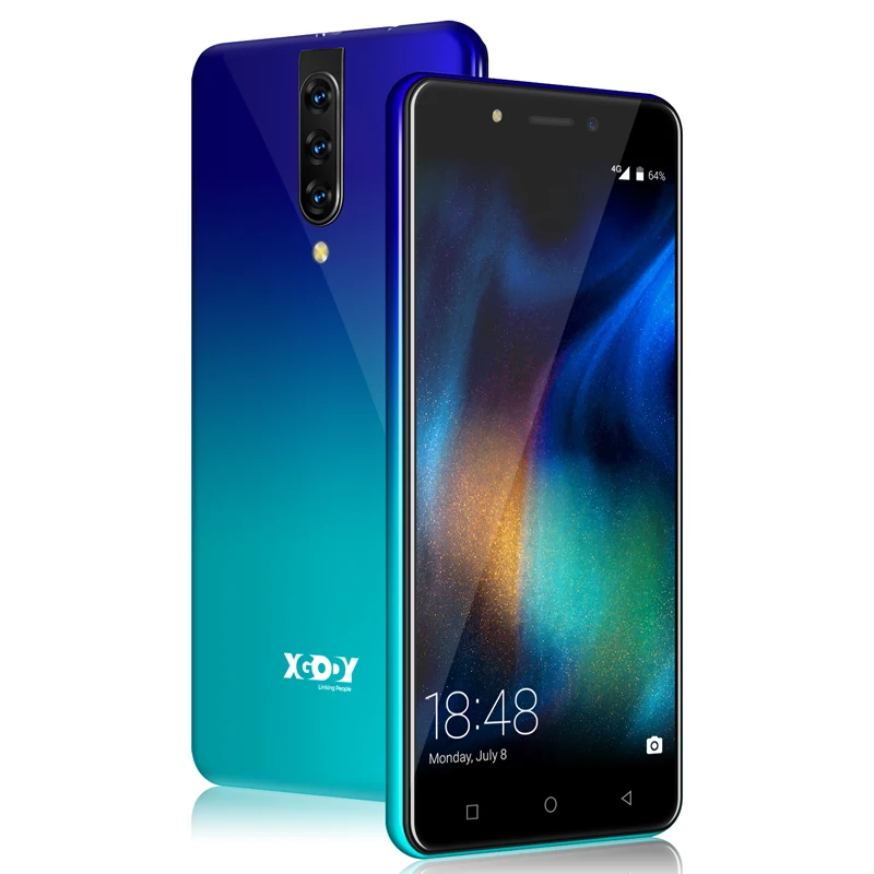 XGODY K20 4G смартфон 5," 18:9 Android 9,0 2 Гб 16 Гб MTK6737 четырехъядерный Dual Sim 5MP камера 2800 мАч WiFi мобильный телефон