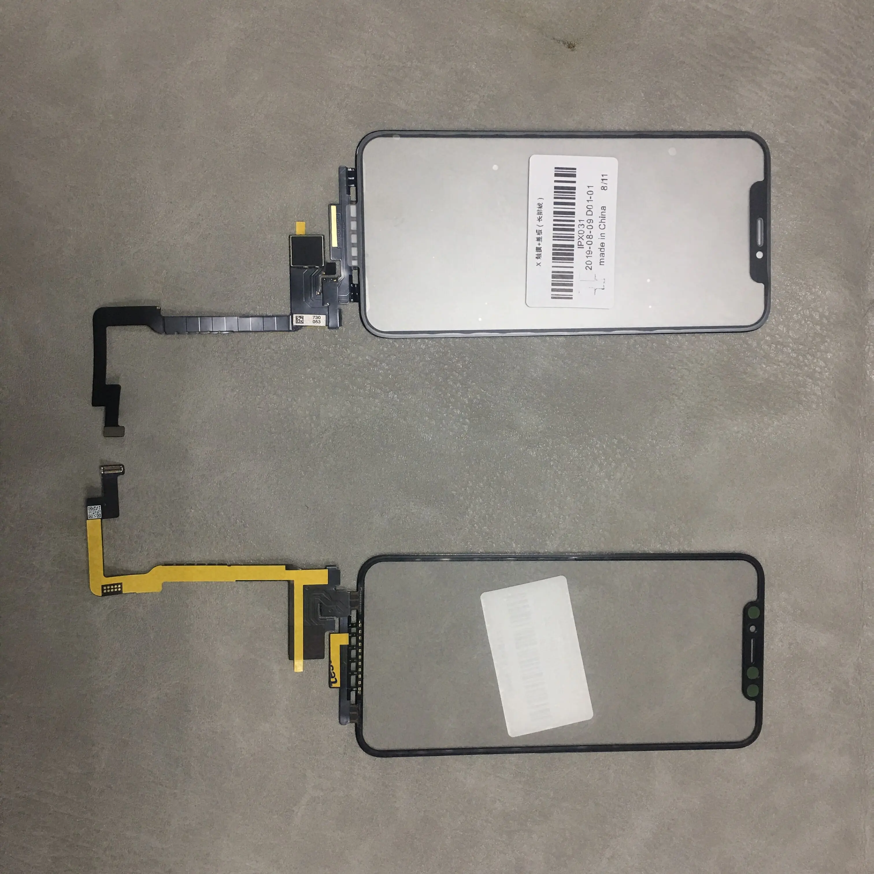 Черный сенсорный экран с удлинителем гибкий кабель без пайки для iPhone X Xsmax 11pro Max