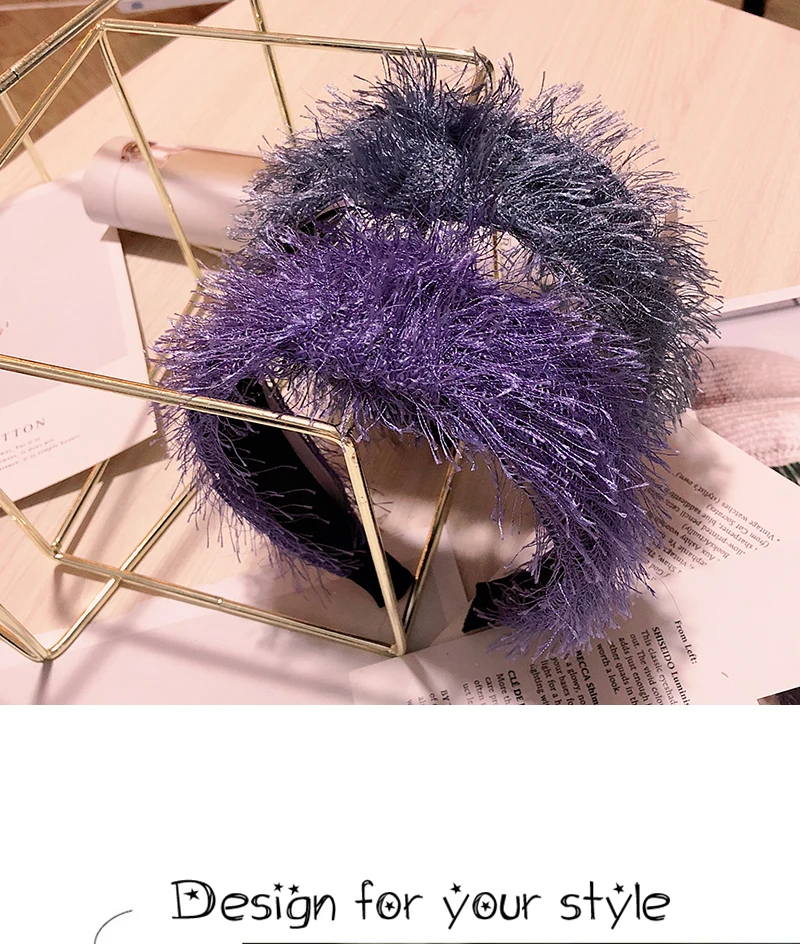 Korean Version Temperament Simple Hair Hoop Korean Buison Woman Knotk Hair Card Headpiece Press Shampoo Wash Face
