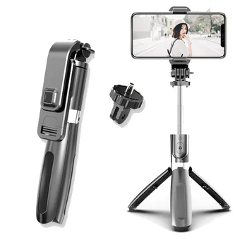 

New L02 Mobile Phone Bluetooth Selfie Stick Remote Control Integrated Tripod Mini Multi-Function Live Photo Artifact