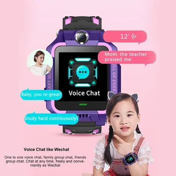 

1.44 Inch Kids Phone Call Smart Watch Touch Screen LBS Positioning Smartwatch Support Sim Card With Camera For Children Bracelet