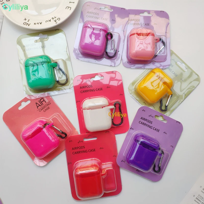 400 шт Защитный противоударный силиконовый чехол с анти-потерянным ремешком Пылезащитная заглушка Розничная упаковка для iPhone xs чехол для наушников