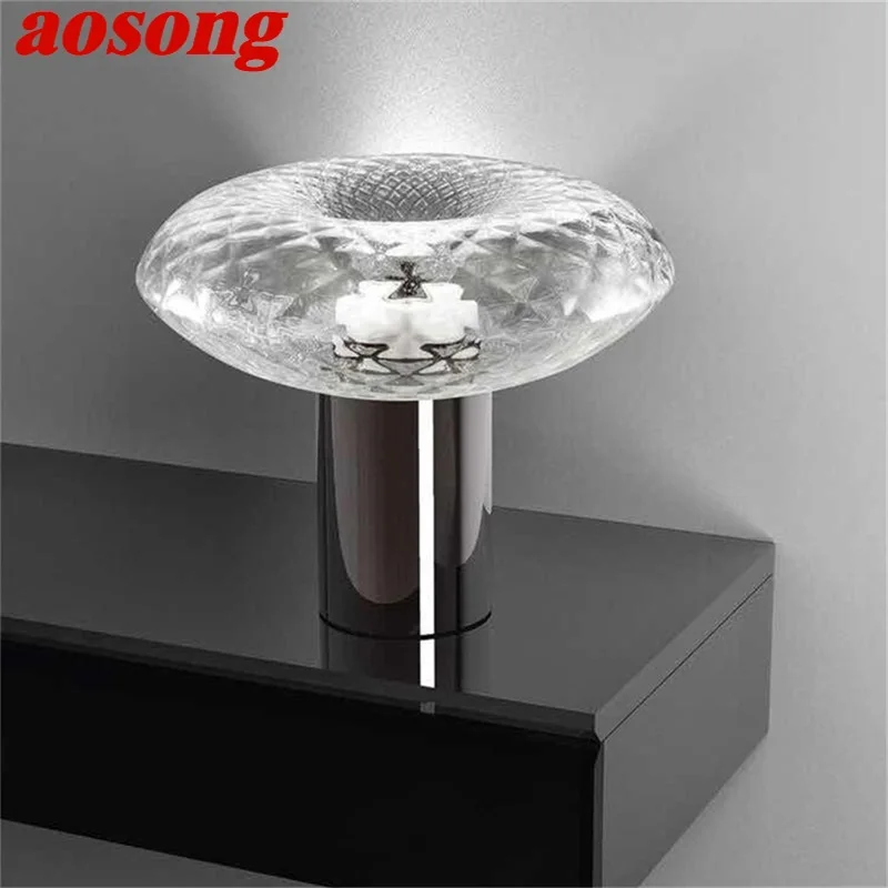 

AOSONG Nordic Creative Simple Table Lamp Contemporary LED Desk Lighting Decorative for Home Bedside