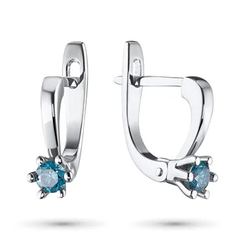 

Earrings in white gold e0912sg07190530