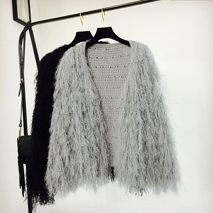 #Special Offers Korean Tassel Cardigan Woman 2019 Spring and Autumn New Loose Tassel Sweater Wool Hair Coat Cardigan Sweater Jumper Femme pink #Special Offers Korean Tassel Cardigan Woman 2019 Spring and Autumn New Loose Tassel Sweater Wool Hair Coat Cardigan Sweater Jumper Femme pink