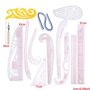

Sewing Pattern Making Tools with Stitching Wheel Tool for Designing Patterns E15B