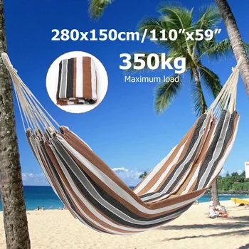 

350kg Hammock Garden Hang Lazy Chair Swinging Indoor Outdoor Furniture Hanging Rope Chair Swing Chair Seat bed Travel Camping