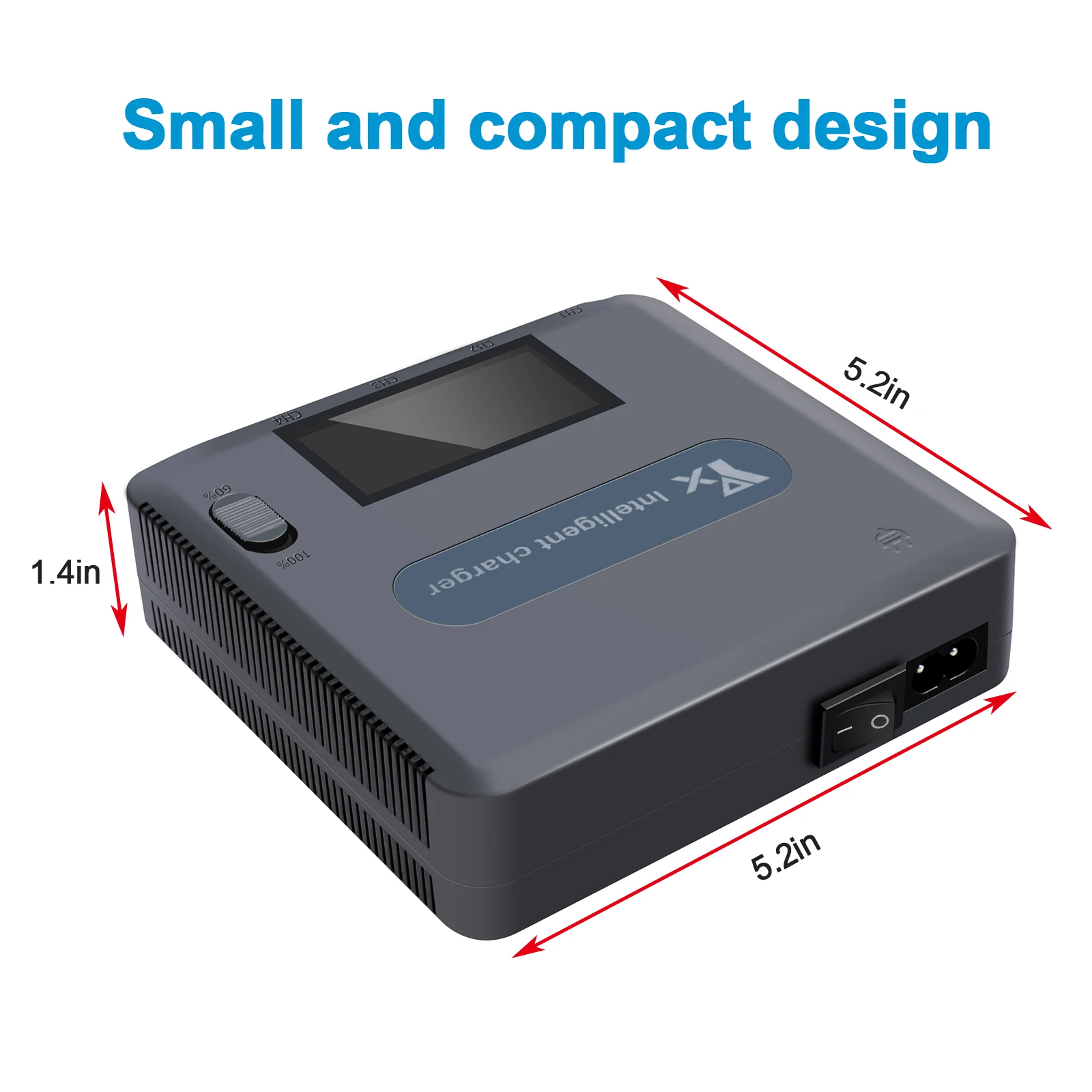 Drone Battery Charger 6 in1 Digital display Battery Charger for DJI Mavic 3 Drone with USB adapter