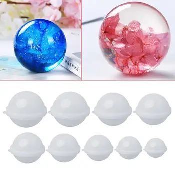 

Stereo Spherical Silicone Mold Jewelry Making DIY Balls Resin Decoration Crafts