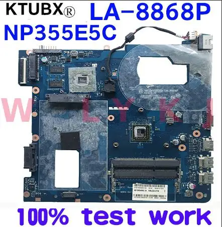 VBLE4 VBLE5 LA-8868P для Samsung NP355E5C NP355 ноутбук материнская плата BA59-03420A BGA процессор DDR3 100%