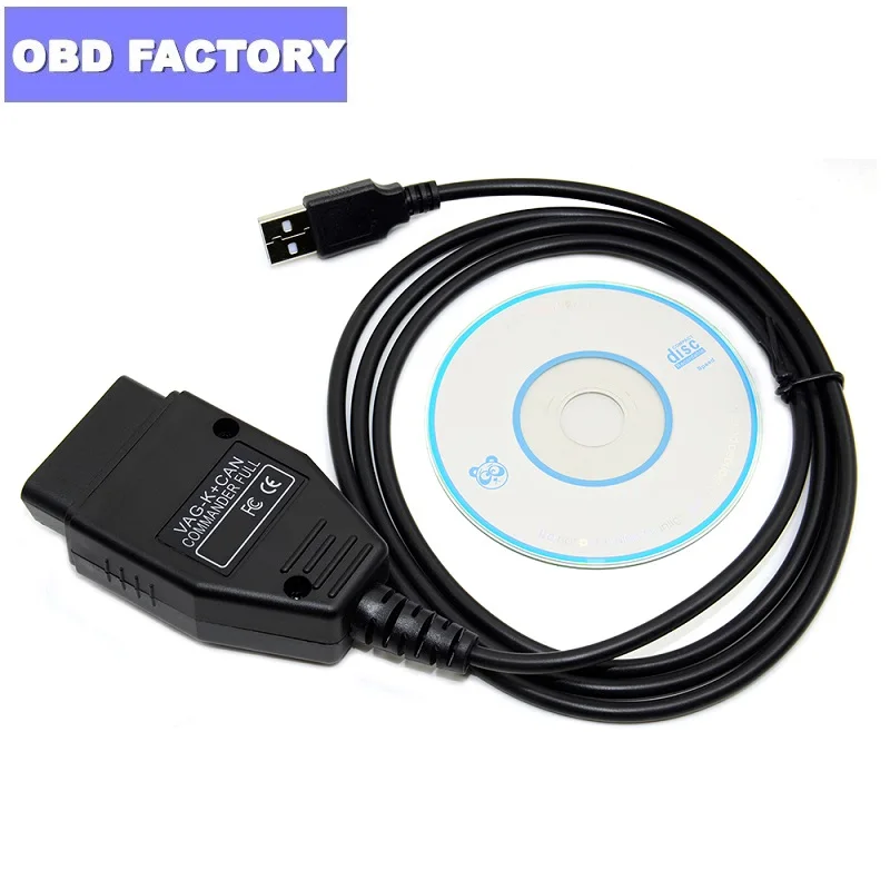 VAG K CAN Commander 1 4 для Audi/Skoda/Seat OBD2 V1.4 Line USB FT232RQ PIC18F25K80 чип сканер|Кабели и коннекторы