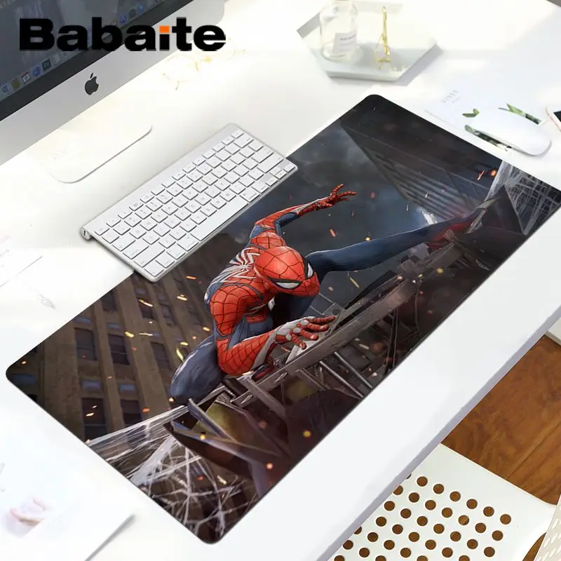 Babaite Нескользящие ПК Marvel Человек-паук геймер игровые коврики коврик для мыши ноутбук игровой Lockedge мыши коврик для мыши игровой коврик для мыши