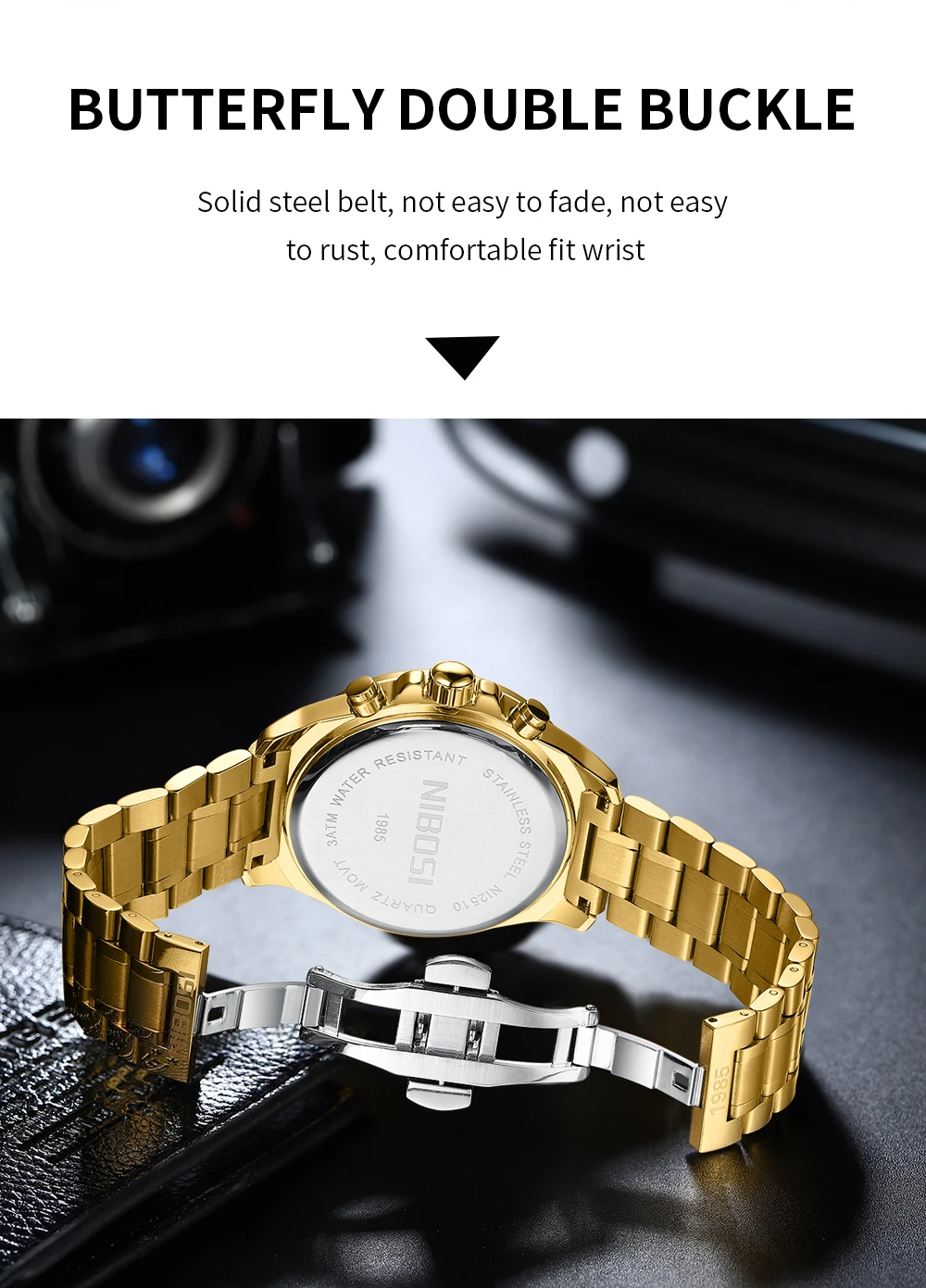 Luminous & Multifunctional Dial Watch 2510 Nibosi