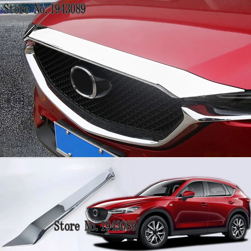 Подходит для Mazda CX5 CX-5 CX 5 хромированная решетка из АБС-пластика гриль капот двигателя Стикеры для обклейки автомобиля литья автомобиля Стайлинг 2 цвета