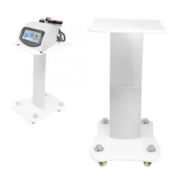 

Multifunction Beauty Hairdressing Salon Trolley Salon Use Pedestal Rolling Cart Wheel Aluminum Stand