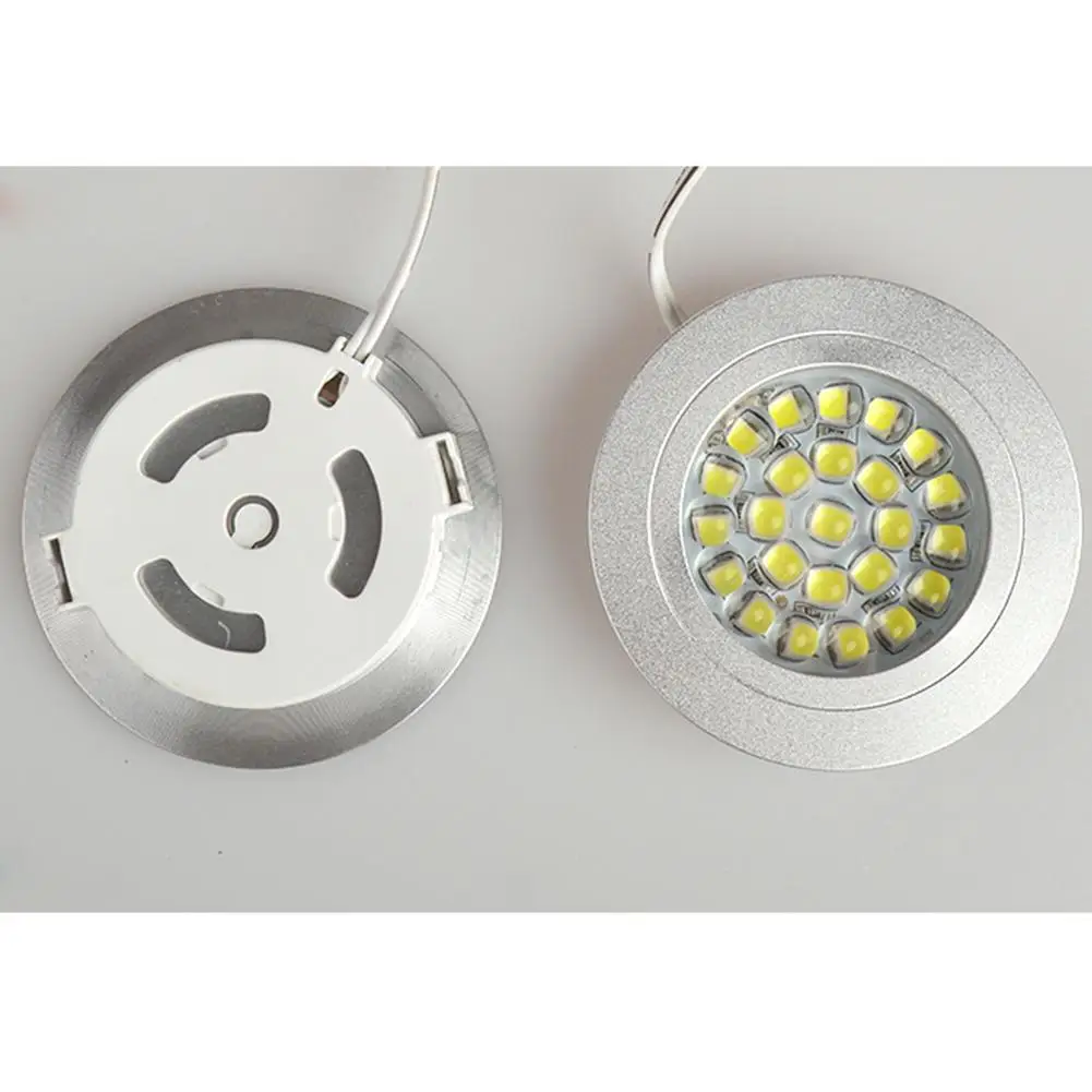 1PCS LED Under Cabinet Light 12V Kitchen Closet Night lights Home wardrobe Counter Furniture Shelf Lamp Terminal Fitting