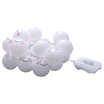 

20 LEDs Nursery Room For Bedroom Printed Home Decor Multifunctional Light String Night Lamp Easy Install Battery Powered Dorm