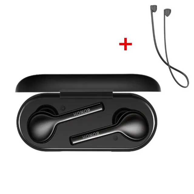 Black add Rope Оригинальные huawei Honor Flypods Lite Беспроводные Hi-Fi Bluetooth наушники TWS наушники водонепроницаемые наушники 54 наушники с управлением - Цвет: Black add Rope