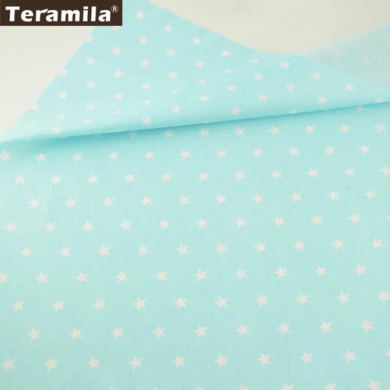 Хлопок teramila ткань Precut 25 дизайнов синяя стеганая текстильная ткань Жир четверти очарование пакеты метр постельные принадлежности шитье лоскутное - Цвет: 50cmx160cm
