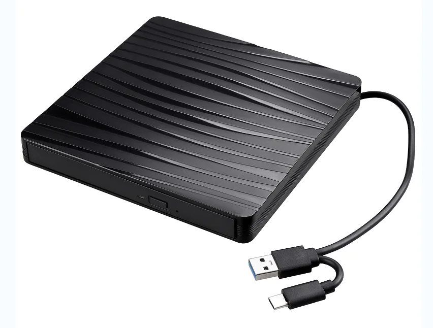 Внешний DVD привод Оптический привод USB 3,0 тип-c два в одном ПЗУ плеер CD-RW записывающее устройство для ноутбука Windows PC