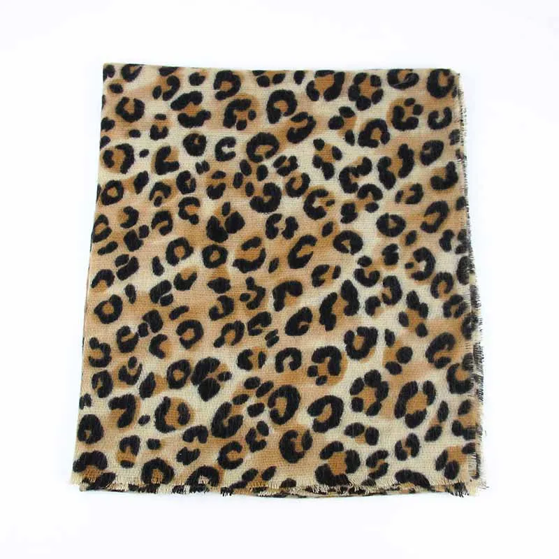 ZA леопардовые шарфы шарф из искусственного кашемира дамское классическое пончо с принтом зимний модный мягкий теплый семейный шарф для влюбленных