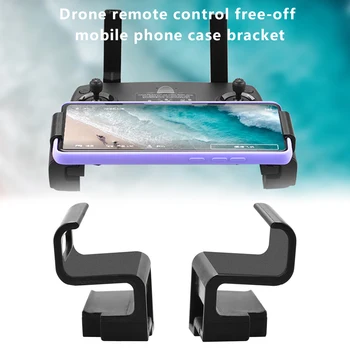 

2pcs Drone Remote Control Stand Bracket Lightweight USB Hole Design Widen Clip Mount Phone Holder for MAVIC Mini 2 Air PRO
