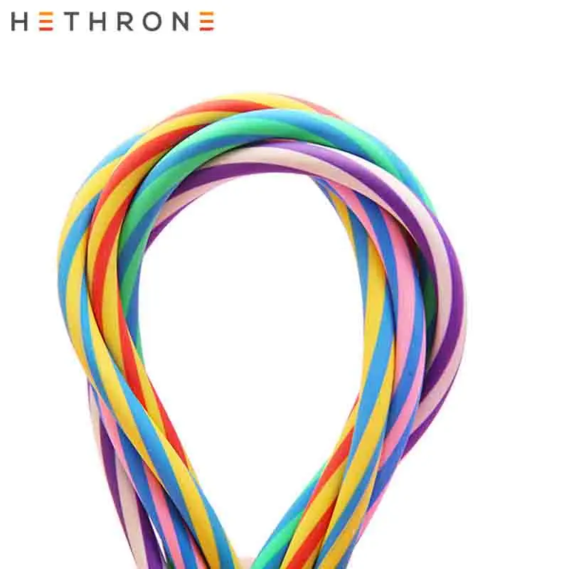 Hethrone 10 шт. цветной волшебный гибкий мягкий карандаш с ластиком, изогнутые игрушечные ручки, маленький подарок, полосатый мягкий карандаш